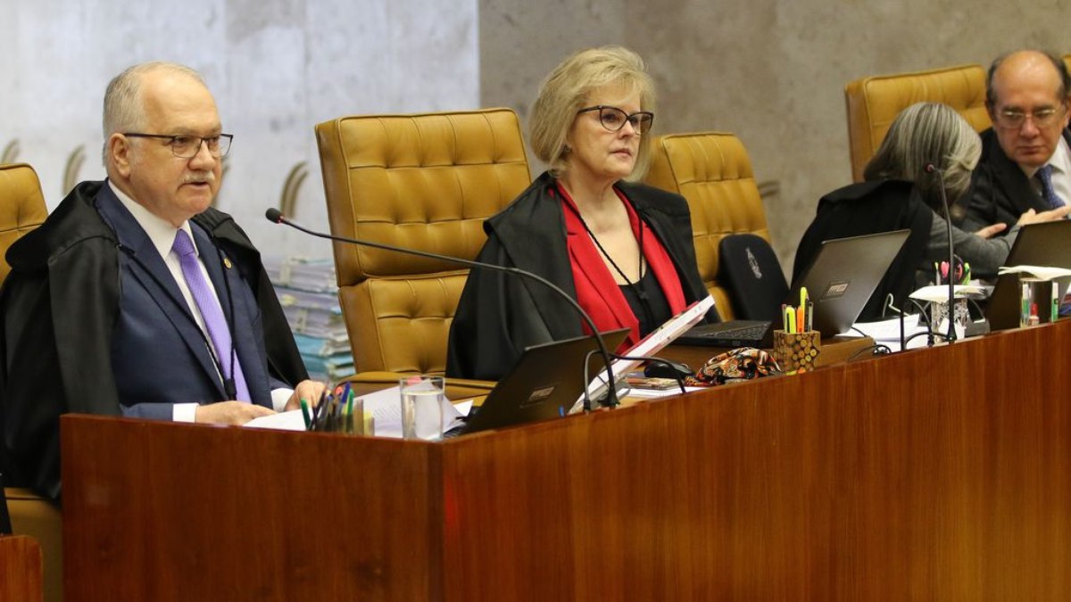 Rosa Weber, presidente do STF e ministro Edson Fachin