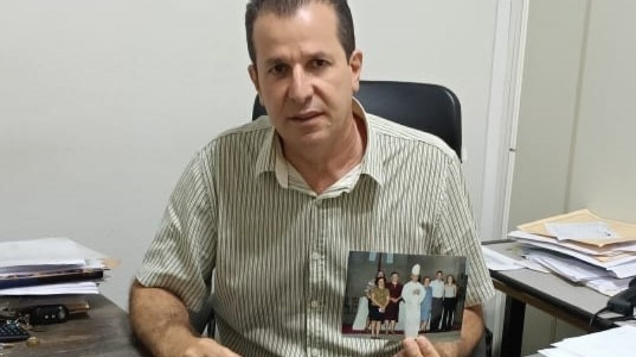 Venicio Ramos, primo de Dom Sérgio da Rocha, que mora em Dobrada (SP) Venicio Ramos, primo de Dom Sérgio da Rocha, que mora em Dobrada (SP)