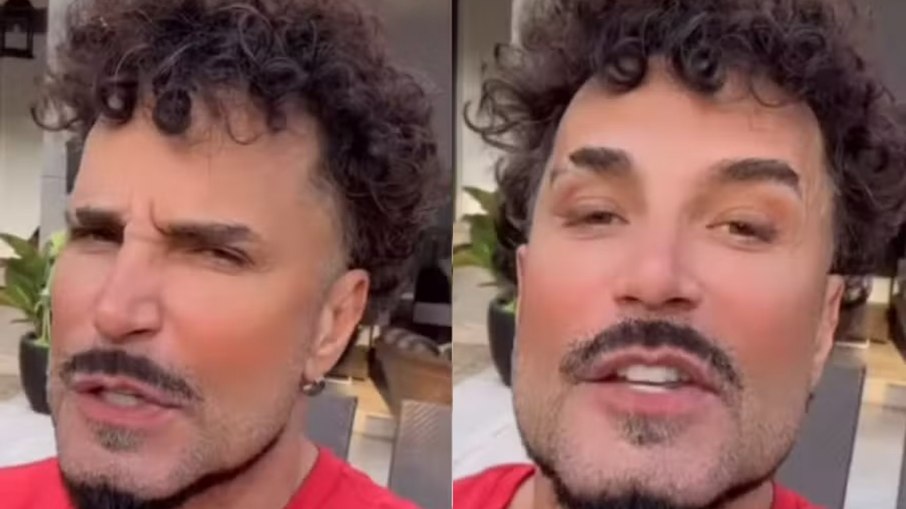 Latino aparece irreconhecível nas redes sociais