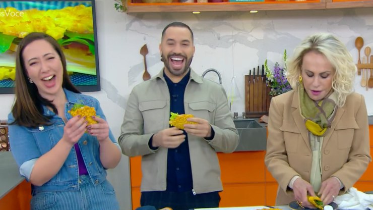Ana Maria Braga solta pérola ao vivo no Mais Você