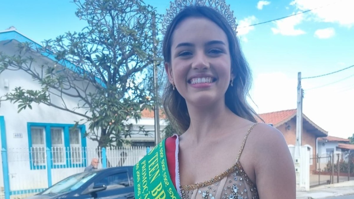 Maria Clara venceu o concurso 'Miss Teen' e vai representar o Brasil em setembro