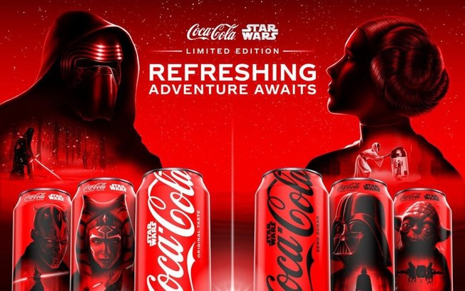 Coca-Cola lança linha limitada com Star Wars com realidade aumentada Coca-Cola lança linha limitada com Star Wars com realidade aumentada
