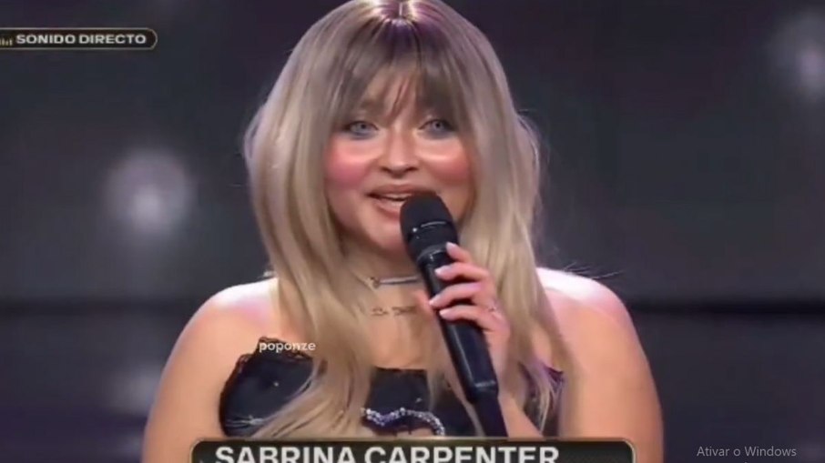 Cover de Sabrina Carpenter impressiona em programa chileno