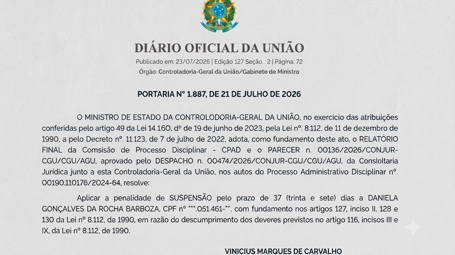 Servidor suspenso por fraudar vacinação