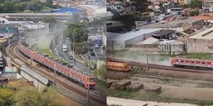 Vídeo: fumaça em trem assusta e força desembarque em SP