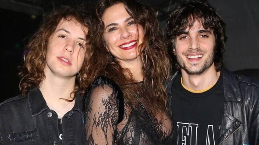 Lucas Jagger, Luciana Gimenez e Fiuk