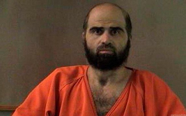 Nidal Malik Hasan será morto por um pelotão de fuzilamento. Foto de 2012 Nidal Malik Hasan será morto por um pelotão de fuzilamento. Foto de 2012