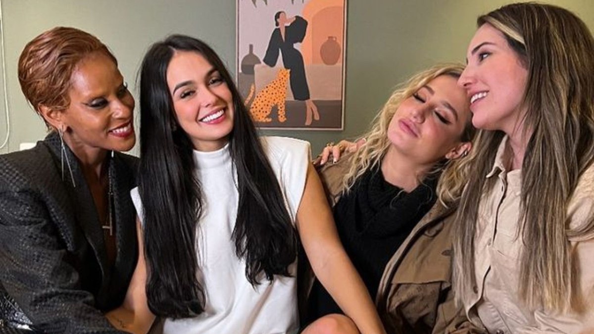 Aline Wirley, Larissa Santos, Bruna Griphao e Amanda Meirelles se reencontraram após 'BBB 23'