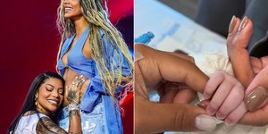 Nasce Zuri, primeira filha de Ludmilla e Brunna Gonçalves