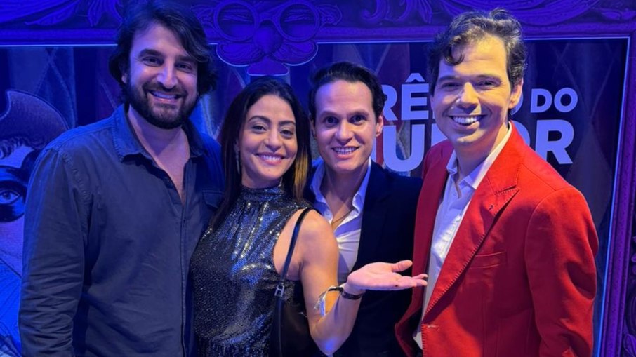 Gustavo Mendes durante Prêmio Humor Rio 2026