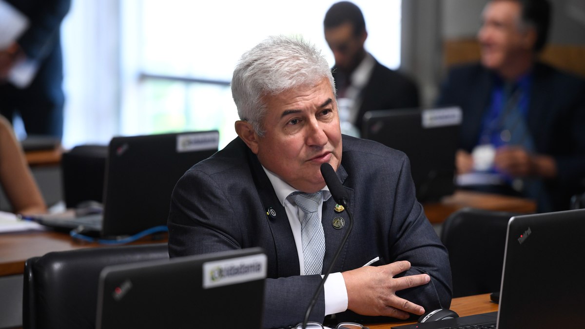 Senador Astronauta Marcos Pontes (PL - SP) em pronunciamento à bancada