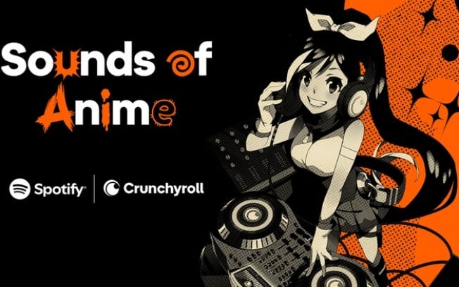 Crunchyroll ganha página no Spotify e lança playlists de animes