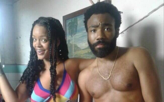 Rihanna e Childish Gambino estão trabalhando em novo projeto. Eles poderiam apresentar lançamento no 