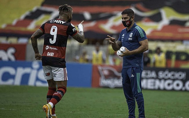Gabigol e Marcio Tannure juntos no Flamengo