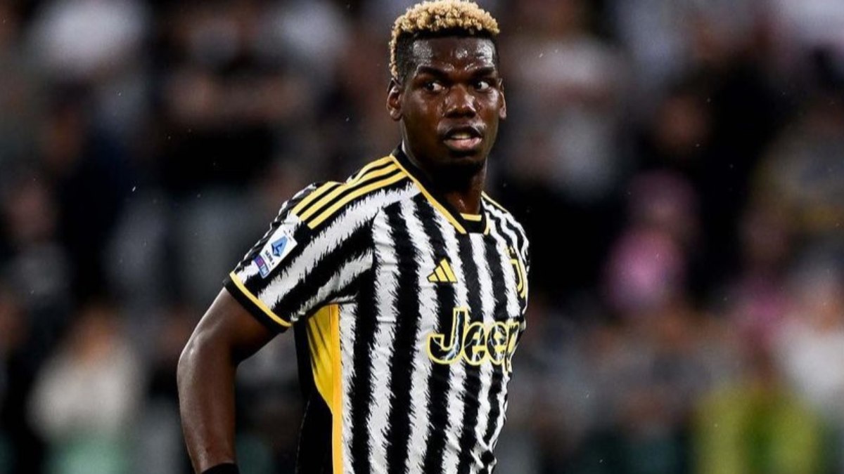 Paul Pogba foi pego em exame antidoping em agosto de 2023