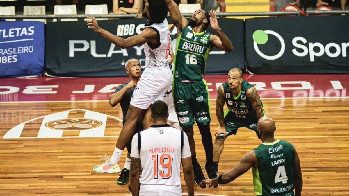 Bauru elimina o Vasco e avança às semifinais do NBB em jogo acirrado