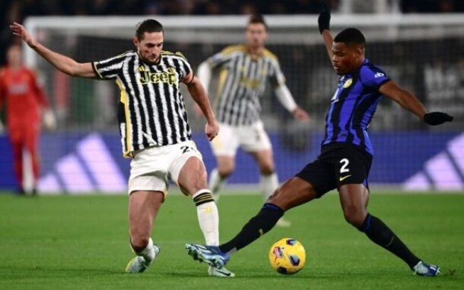 Juventus e Internazionale empataram em 1 a 1 no primeiro turno