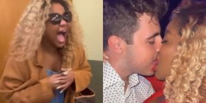 Cariúcha é recebida no SBT com música após beijo em filho de Gugu