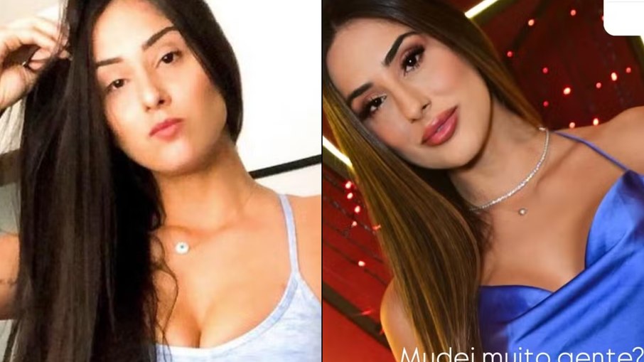 Deniziane na trend do antes e depois no Instagram