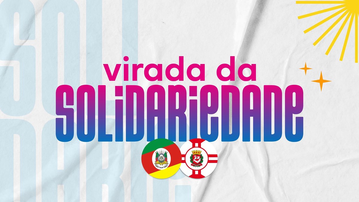 Virada Cultural do Pertencimento será Virada da Solidariedade, arrecadando doações para vítimas das enchentes no Rio Grande do Sul