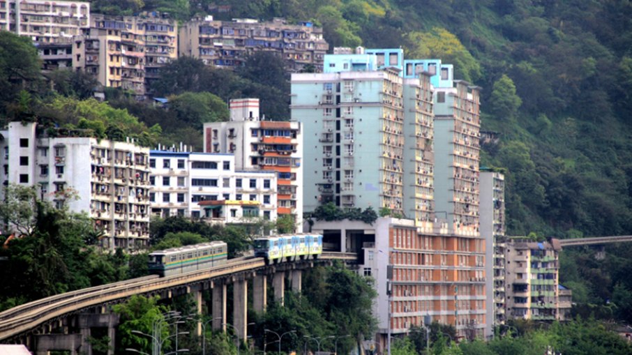 Estação Liziba, na China 