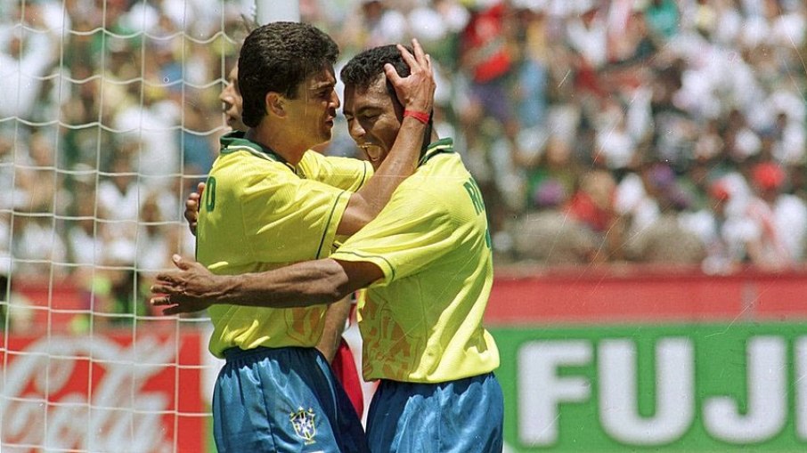 Romário e Bebeto na Copa de 1994