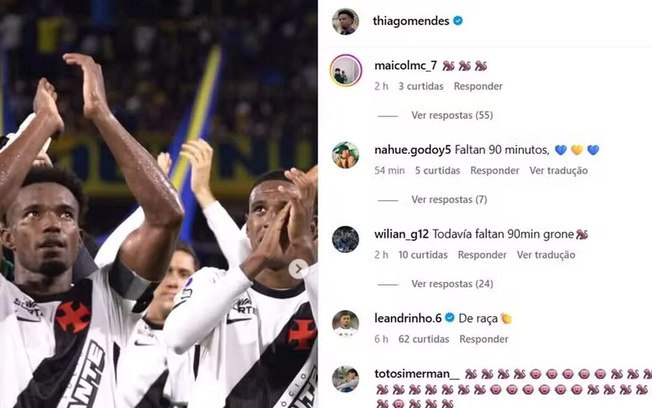 Thiago Mendes compartilhou postagem que revoltou os argentinos Thiago Mendes compartilhou postagem que revoltou os argentinos