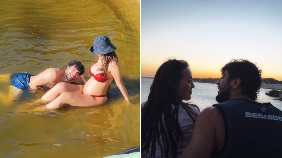 Rafa Kalimann exibe barriguinha em vídeo romântico com Nattan Rafa Kalimann exibe barriguinha em vídeo romântico com Nattan