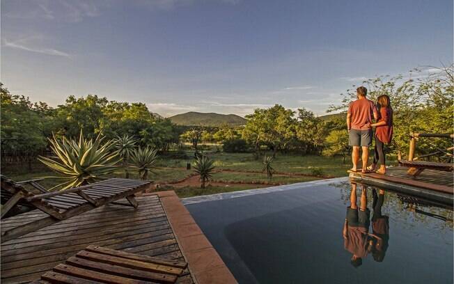 Pilanesberg, na África do Sul, oferece hospedagens com vistas incríveis