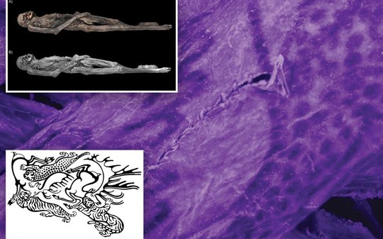 Tatuagens de múmia de 2.500 anos revelam arte surpreendente