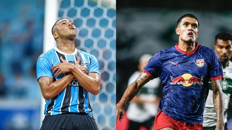 Carlos Vinícius e Lucas Barbosa são destaques de Grêmio e Bragantino