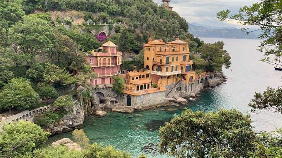 Portofino, na Itália