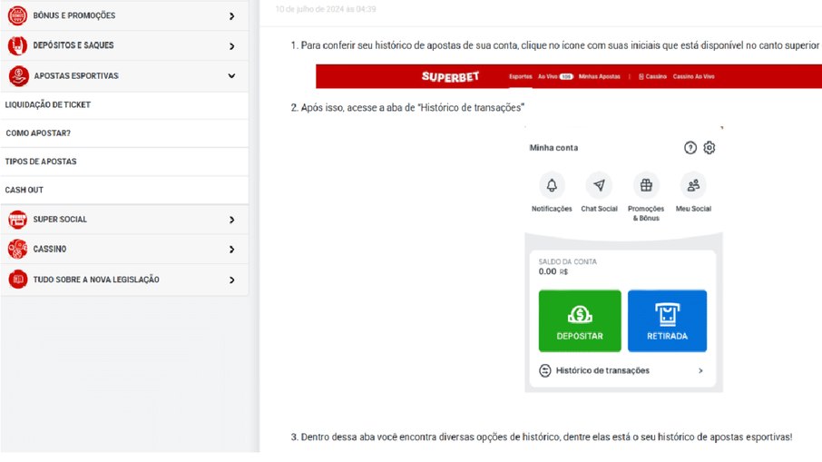 Gestão de banca com o histórico de apostas na Superbet Gestão de banca com o histórico de apostas na Superbet