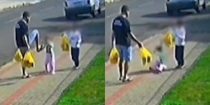 Pai que chutou filha de 3 anos é preso pela Polícia Civil