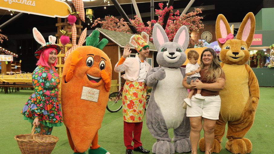Personagens da Páscoa Blumenau 2026 Personagens da Páscoa Blumenau 2026