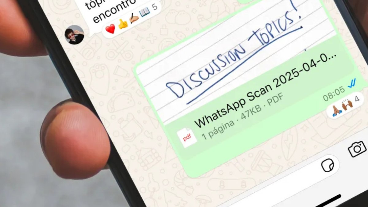 WhatsApp libera função para transformar fotos em PDF no aplicativo