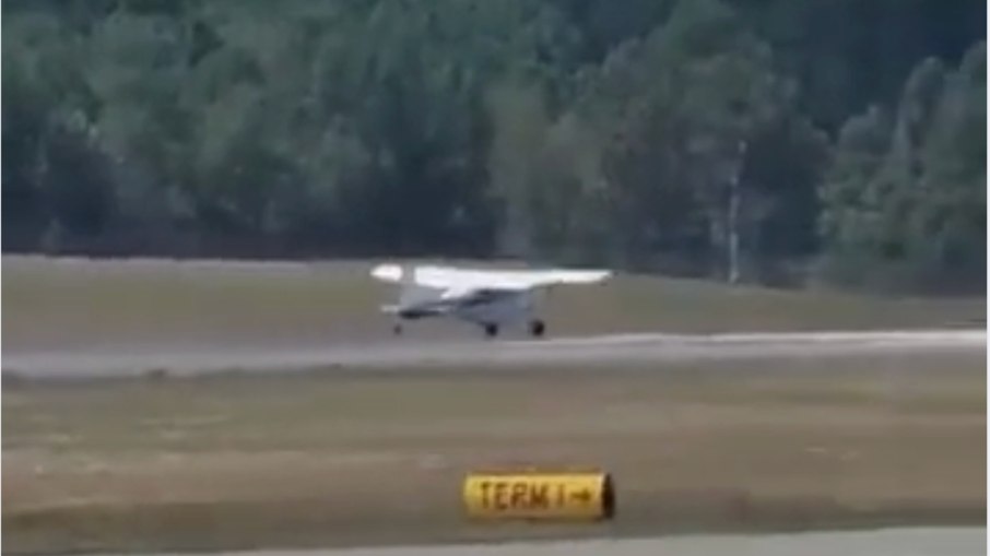 Avião caiu em Belgor