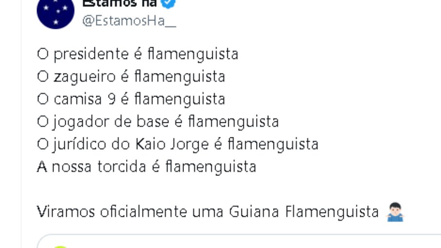 Torcida do Cruzeiro detona declarações pró-Flamengo Torcida do Cruzeiro detona declarações pró-Flamengo