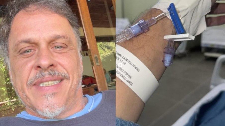 Guilherme Fontes precisou correr para o hospital após ser picado por uma cobra Guilherme Fontes precisou correr para o hospital após ser picado por uma cobra