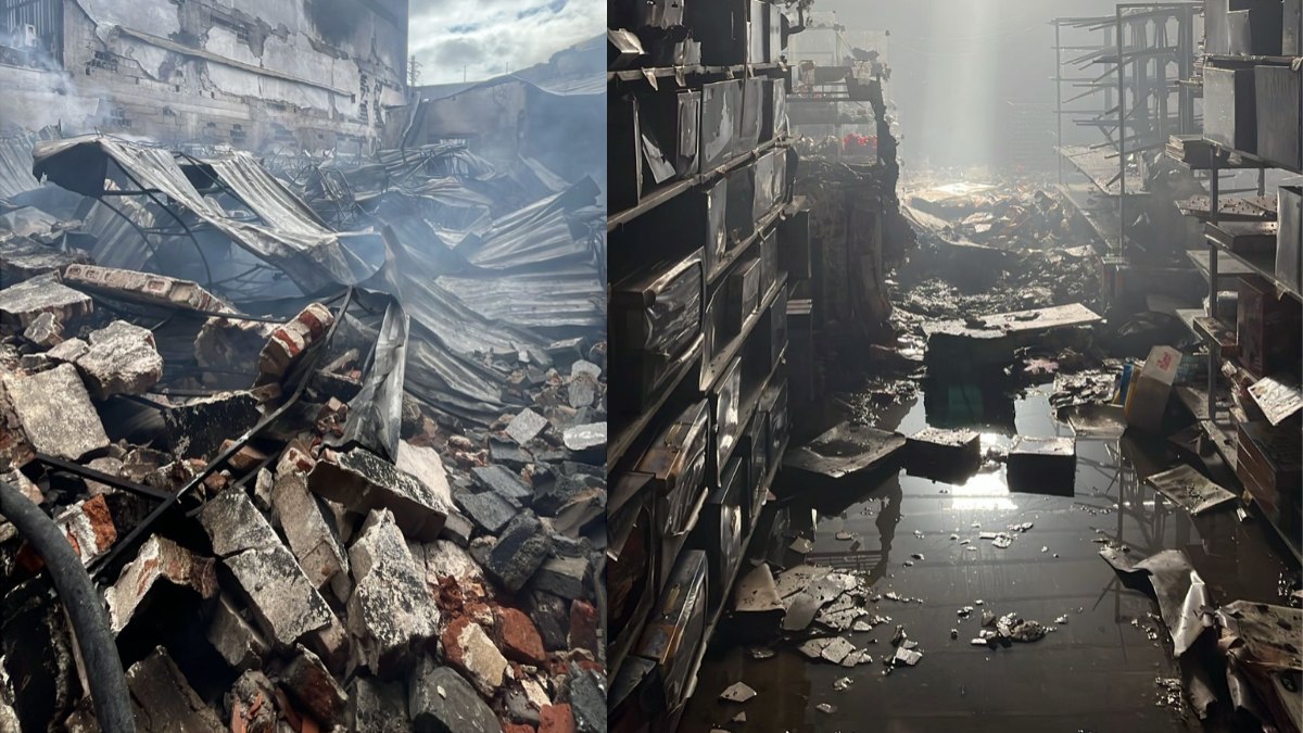 Incêndio destruiu produtos e estruturas