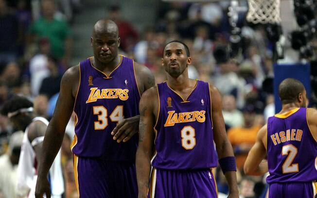Shaquille O'Neal e Kobe Bryant 