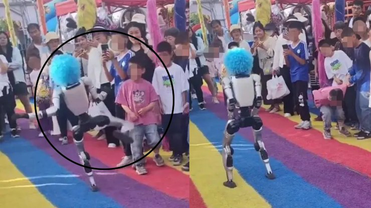 VÍDEO: robô humanoide chuta criança durante apresentação na China