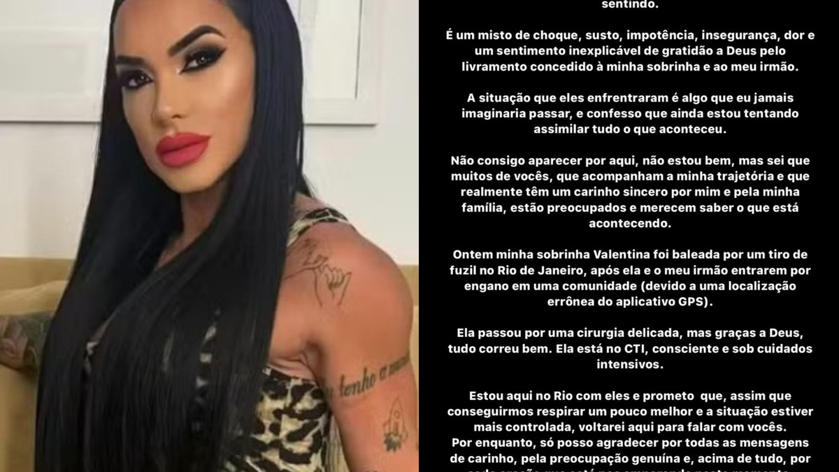 Kamila Simioni publicou uma carta aberta nas redes sociais 