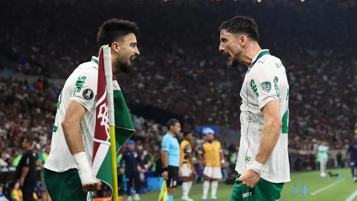 Palmeiras vence Fluminense por 2 a 1 no Maracanã e avança na Libertadores