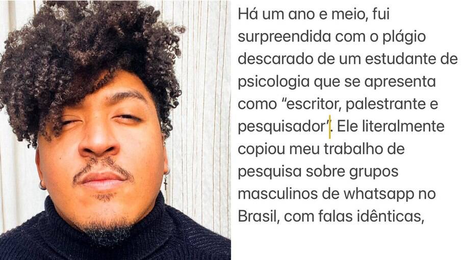 João Luiz possui 284 mil seguidores em se Instagram sendo considerado referencia em temas como masculinidade 