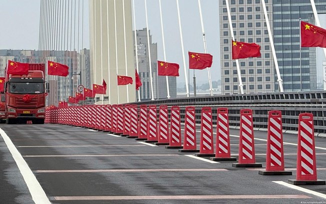 Nova ponte facilitará a entrada de mercadorias, matérias-primas e maquinário chinês na Coreia do Norte