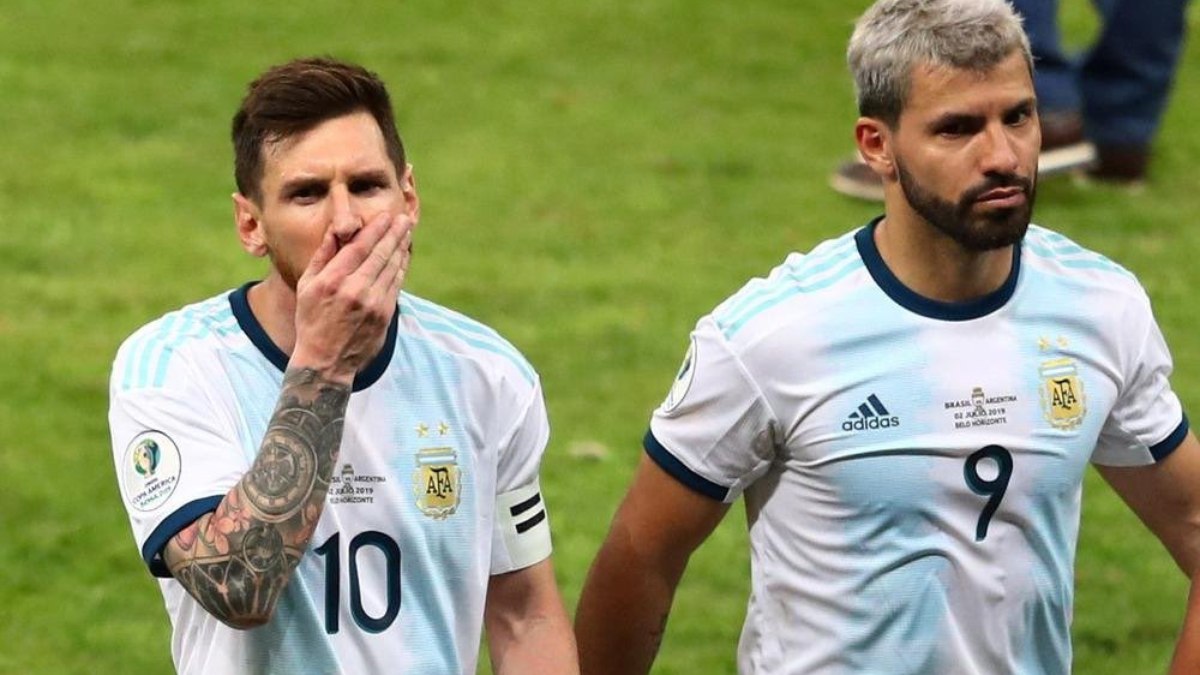 Kun Aguero e Lionel Messi são amigos de longa data