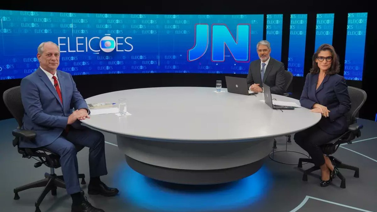 Ciro Gomes foi entrevistado por William Bonner e Renata Vasconcellos 