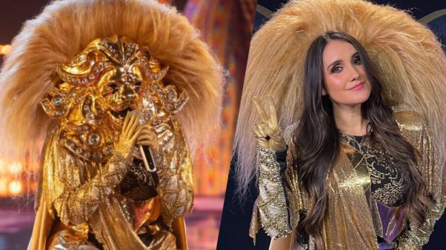 Revelada! Dulce María é a leoa do programa 'The Masked Singer México'