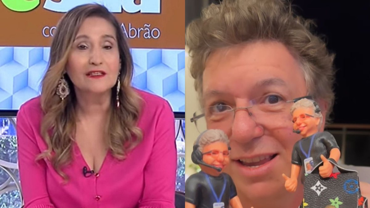 Sonia Abrão presenteou Boninho, diretor do 'BBB 23', com miniaturas